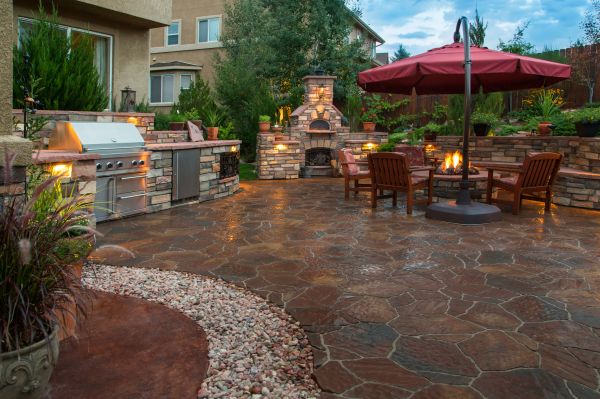 Stone Patio Construction in Southport