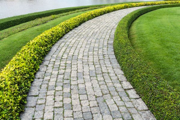 Sidewalk Pavers Installation in Southport